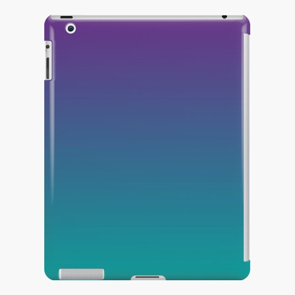 Ombre | Gradient Colors | Purple and Teal | iPad Snap Case