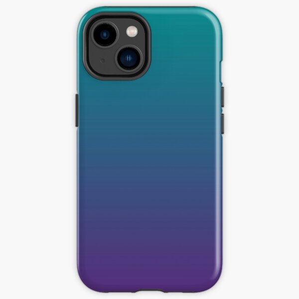 Ombre | Gradient Colors | Teal and Purple |  iPhone Tough Case