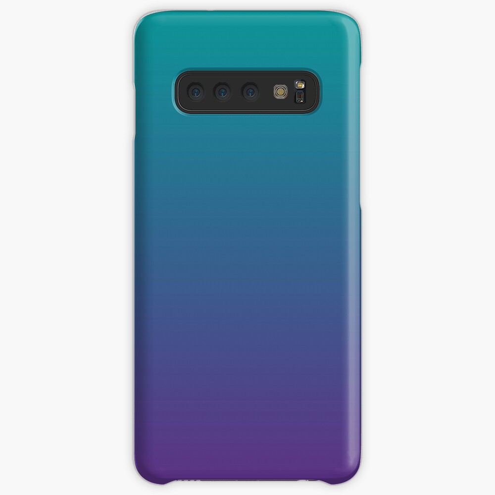 Ombre | Gradient Colors | Teal and Purple | Samsung Galaxy Snap Case