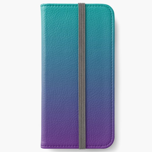 Ombre | Gradient Colors | Teal and Purple | iPhone Wallet