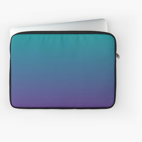 Ombre | Gradient Colors | Teal and Purple | Laptop Sleeve