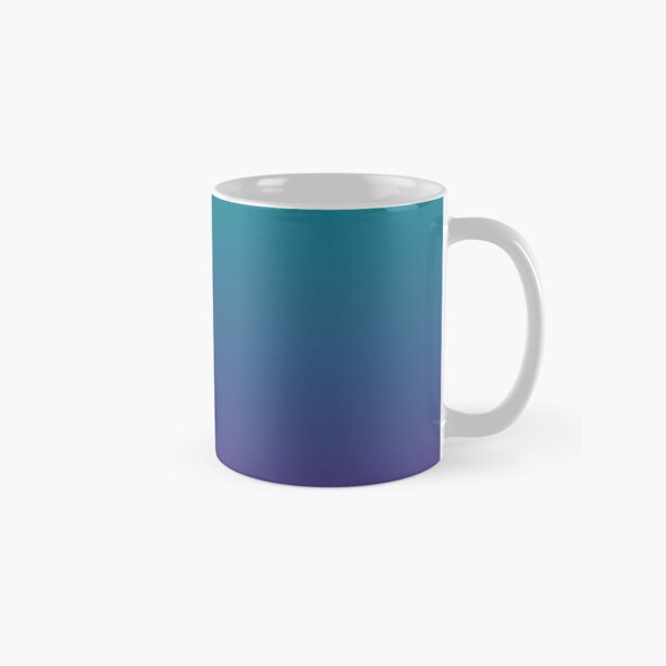 Ombre | Gradient Colors | Teal and Purple | Classic Mug