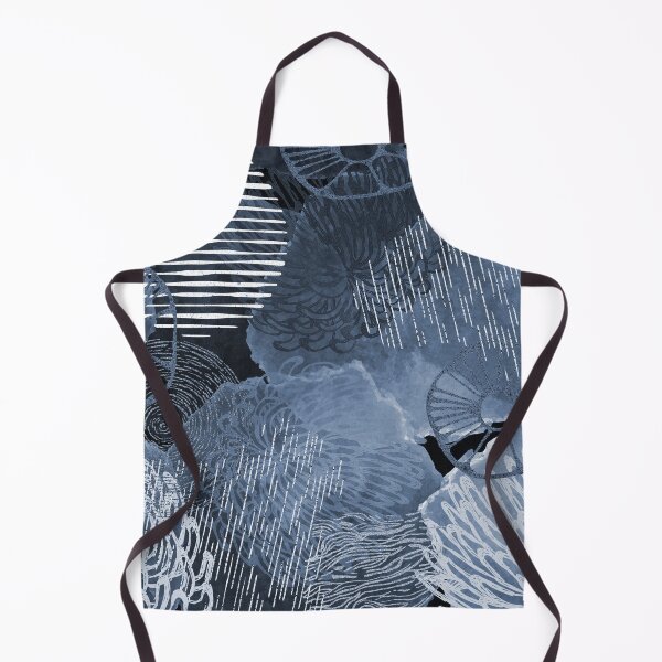 Item preview, Smoky Blue And White Modern Abstract Designs designed and sold by DEC02.