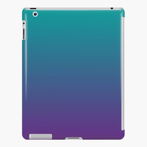 Ombre | Gradient Colors | Teal and Purple | iPad Snap Case