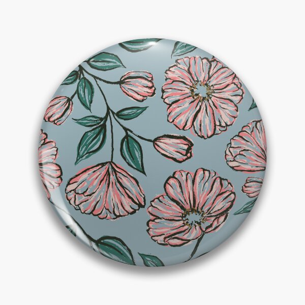 Item preview, Blotchy Bloom - Blue Pink designed and sold by Artbyannieyang.