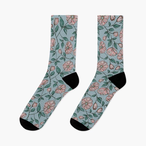 Item preview, Blotchy Bloom - Blue Pink designed and sold by Artbyannieyang.