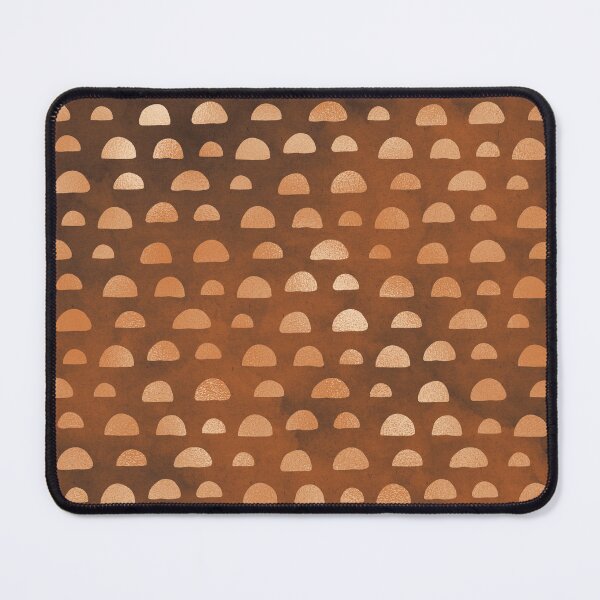 Item preview, Coffee and Caramel: Gold Major Arcs on Brown Background designed and sold by LDTreasures.