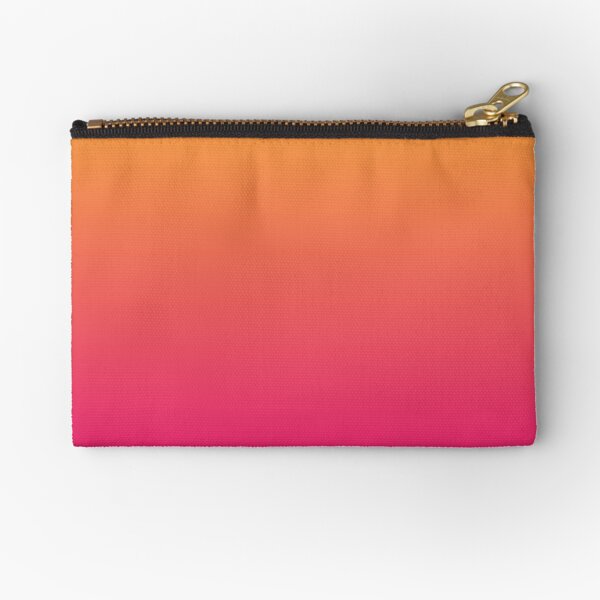 Ombre | Gradient Colors | Orange and Pink | Zipper Pouch