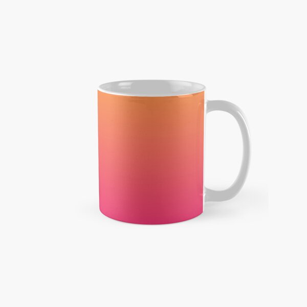 Ombre | Gradient Colors | Orange and Pink | Classic Mug