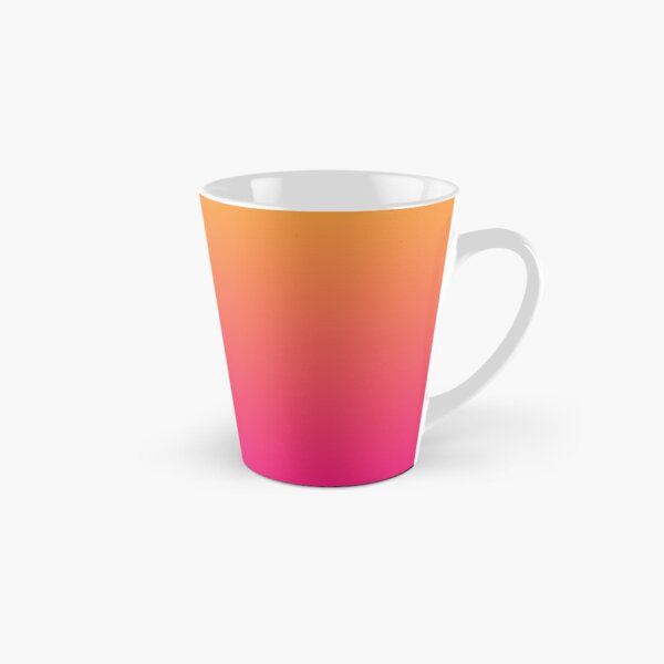 Ombre | Gradient Colors | Orange and Pink | Tall Mug