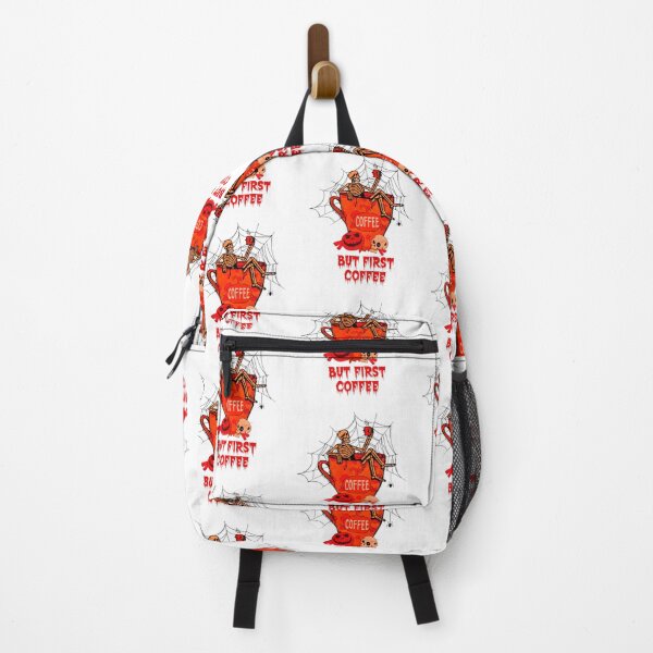 Item preview, Dead Inside Skeleton But First Coffee Red designed and sold by joseech.