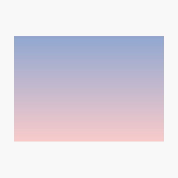Ombre | Gradient Colors | Serenity and Rose Quartz | Color Trends | Fashion Colors | Photographic Print