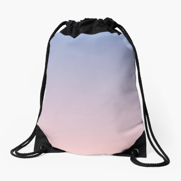 Ombre | Gradient Colors | Serenity and Rose Quartz | Color Trends | Fashion Colors | Drawstring Bag
