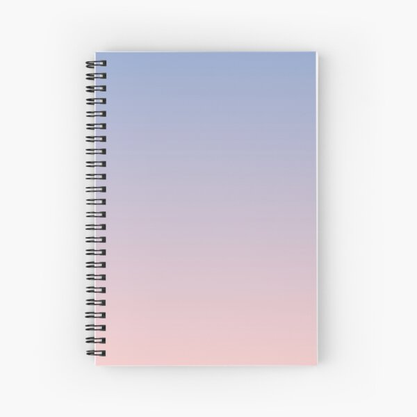 Ombre | Gradient Colors | Serenity and Rose Quartz | Color Trends | Fashion Colors | Spiral Notebook