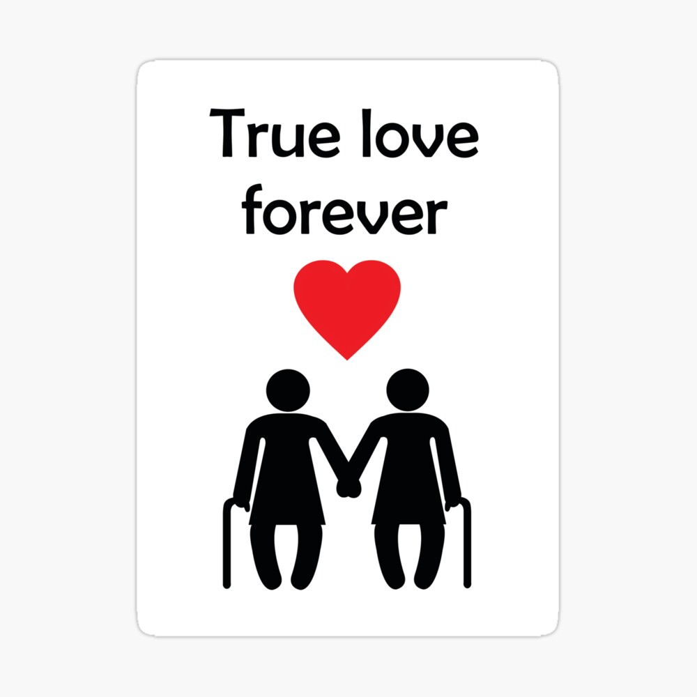 Carte De VÅux Vrai Amour Pour Toujours Amour Lesbien Carte De Voeux De Bent Sentiments Lesbian Interest Par Bentsentiments Redbubble