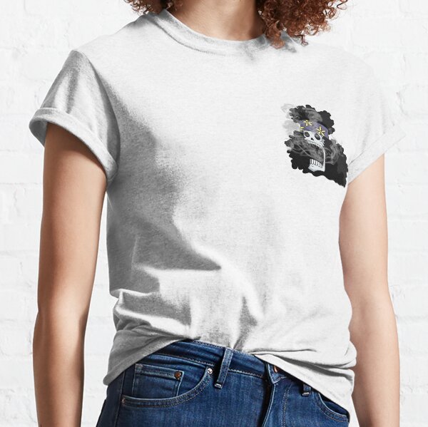 Smoking Skull Brook Classic T-Shirt