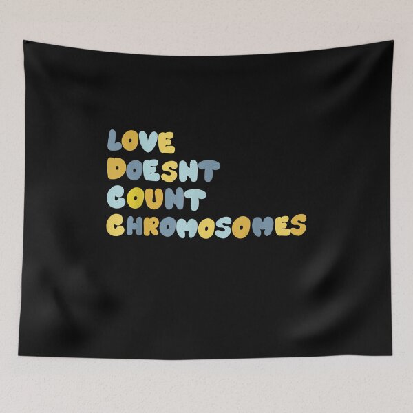 Item preview, Love Doesn't Count Chromosomes Down Syndrome Awareness designed and sold by Theodorefletche.