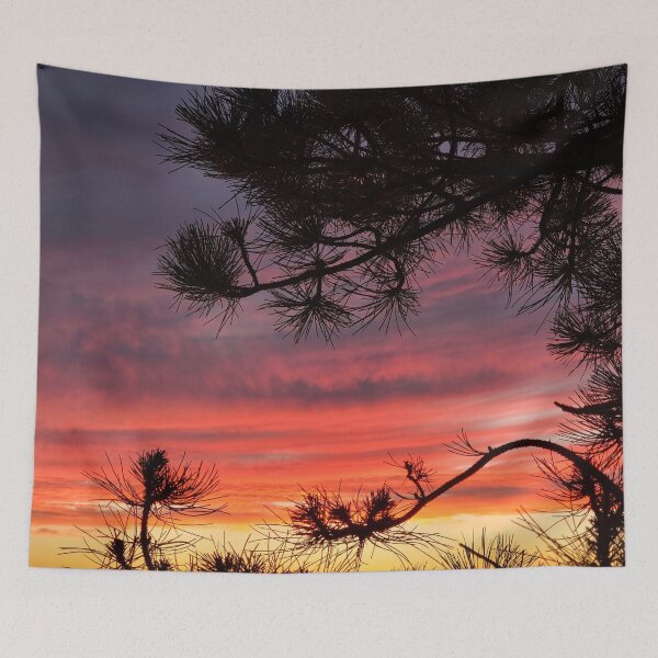 Item preview, Sunset Pine Silhouette designed and sold by Rebecca Jane.