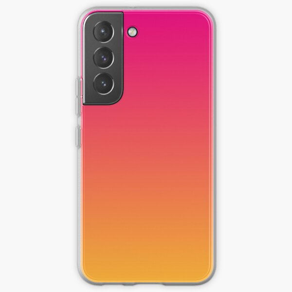 Ombre | Gradient Colors | Pink and Orange | Samsung Galaxy Soft Case