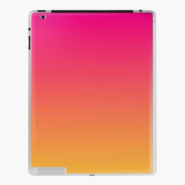 Ombre | Gradient Colors | Pink and Orange | iPad Skin