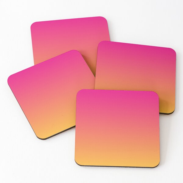 Aperçu de l'œuvre Ombre | Couleurs dégradées | Rose et Orange | créée et vendue par EclecticAtHeART.
