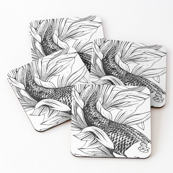 Item preview, Koi Splash Abstract designed and sold by Nonshape.