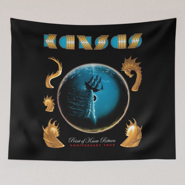 Item preview, Kansas - Point of Know Return - Anniversary Tour Essential T-Shirt designed and sold by LukaPasschiers.
