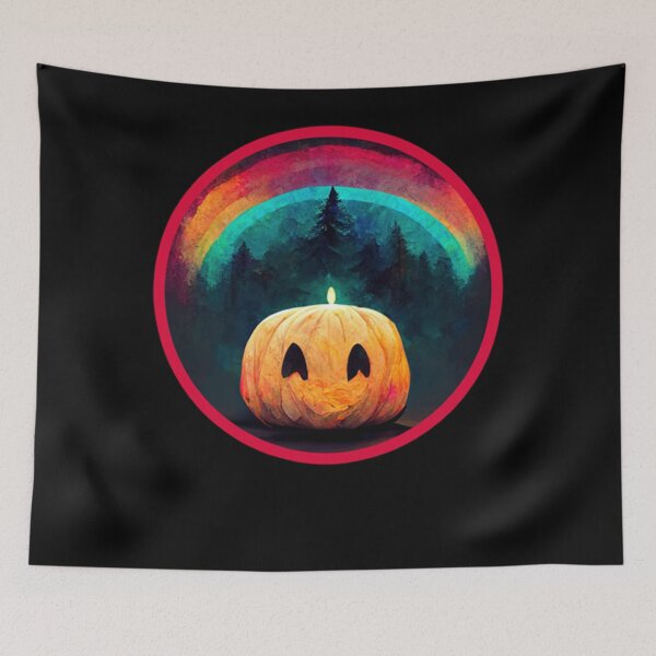 Item preview, Rainbow Forest Jack-o-Lantern Classic T-Shirt designed and sold by KyaraBierstra.