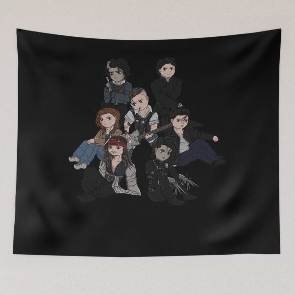 Item preview, Johnny Depp and His Characters Classic T-Shirt designed and sold by KyaraBierstra.