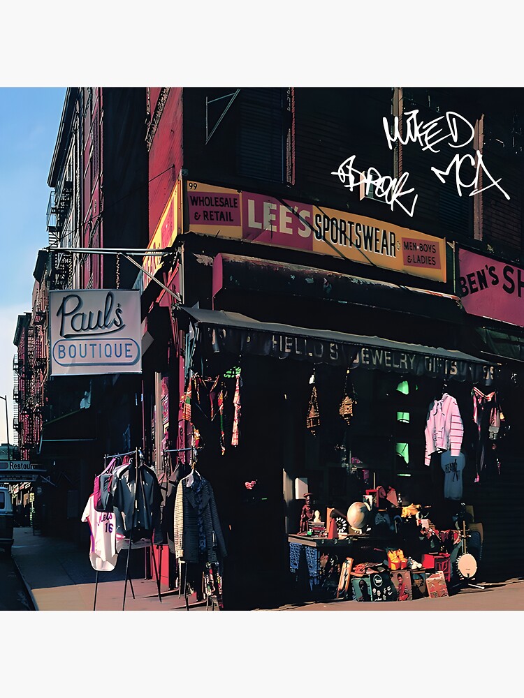 "Paul's Boutique album clothes" Sticker for Sale by CindyHagen Redbubble