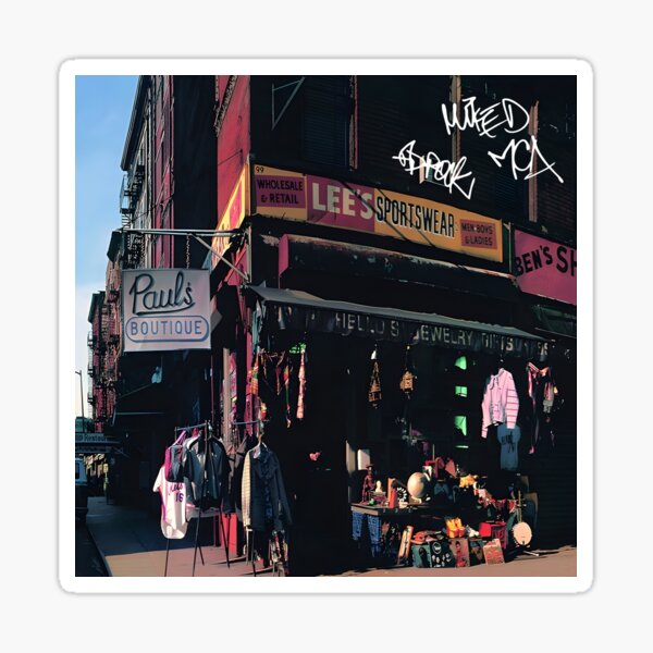 "Paul's Boutique album clothes" Sticker for Sale by CindyHagen Redbubble