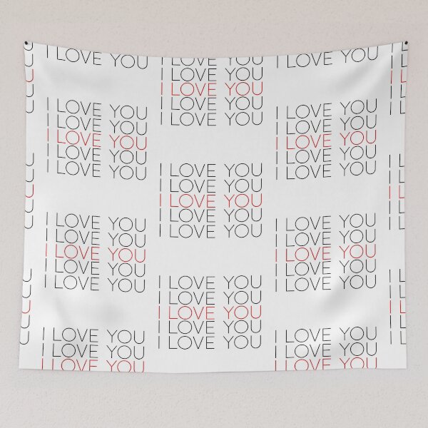 Item preview, I Love You designed and sold by girafficsco.