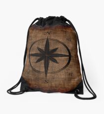 Mochila de cuerdas Nostalgic Old Compass Rose Design