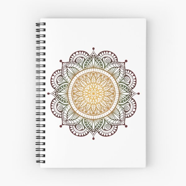 Aperçu de l'œuvre Fleur mandala automne créée et vendue par SunualaStudio.