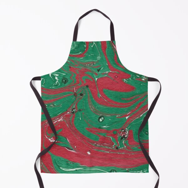 Item preview, Red and Green Marble Swirl designed and sold by AliCatOriginals.