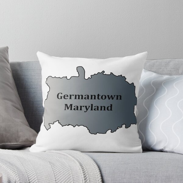 Item preview, Germantown Maryland over Gray Gradient map designed and sold by moderatelymedia.