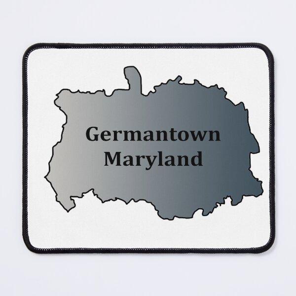 Artikelvorschau, Germantown Maryland über grauer Verlaufskarte entworfen und verkauft von moderatelymedia.