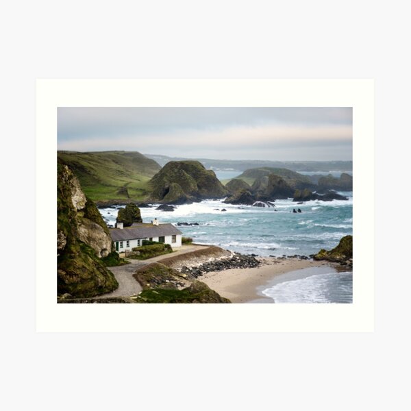 Ballintoy Harbour , County Antrim , Northern Ireland Art Print