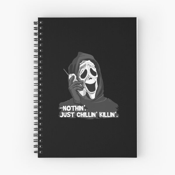 Item preview, Nothin' Just Chillin' Killin' Scream Movie October Horror Funny designed and sold by SpecAli.