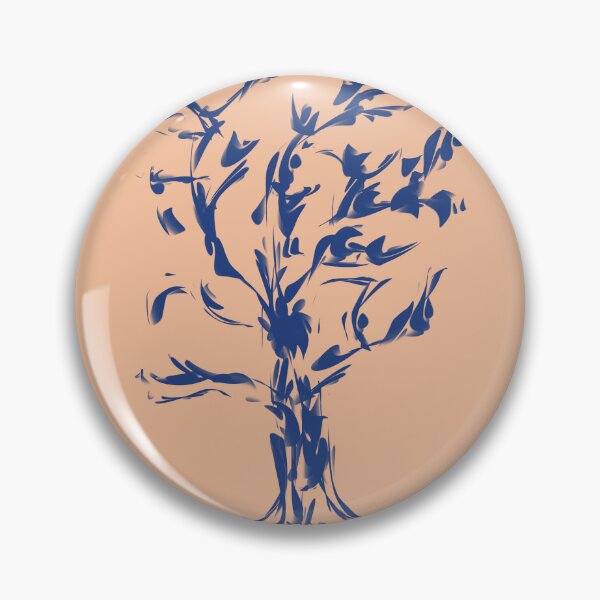 Item preview, Blue Tree in Expressionistic Style designed and sold by Karen Simon.
