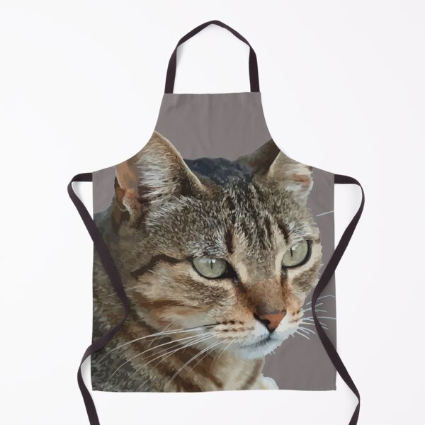 Item preview, Stunning Tabby Cat Close Up Portrait Vector Isolated designed and sold by taiche.