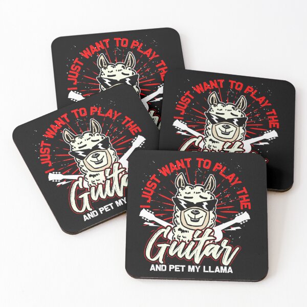 Item preview, Pet Llama Guitar Band Member Guitarist  designed and sold by Tranquilharris.