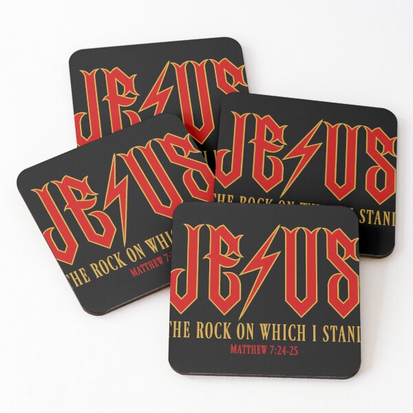 Item preview, Christian Jesus Rock Band Matthew 724 the rock on whick i stand designed and sold by CHRISTINEMALLOY.