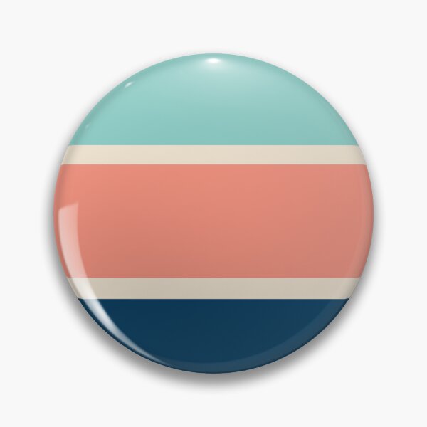 Item preview, Blue, Salmon and Turquoise Stripes designed and sold by Christy Leigh.