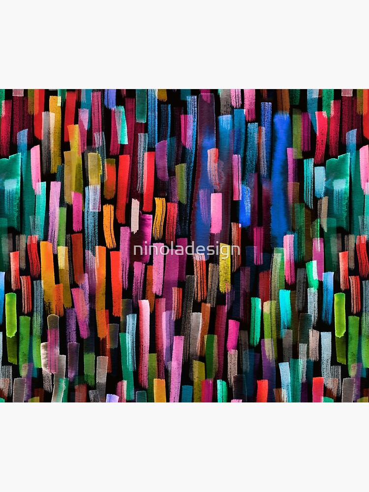 Multicolored watercolor stripes pattern by ninoladesign