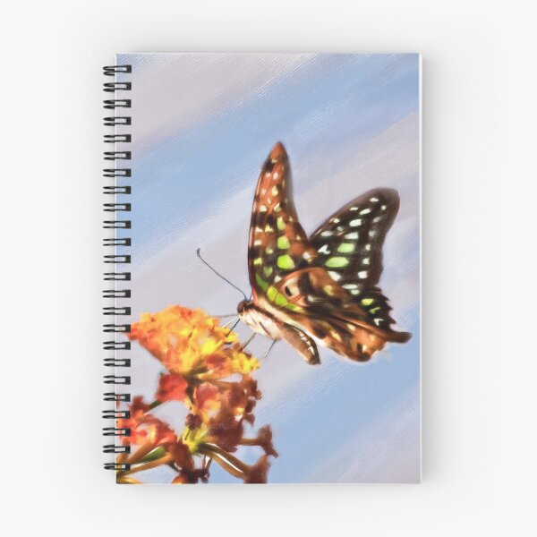 Item preview, Tail Jay on Scarlet Milkweed designed and sold by PhotosByHealy.
