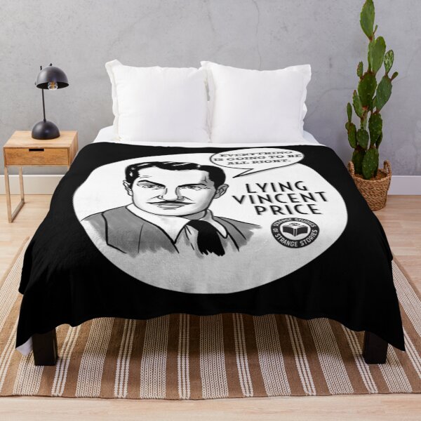 Item preview, Lying Vincent Price - Everything is Going To Be All Right - Black Classic T-Shirt designed and sold by KyaraBierstra.
