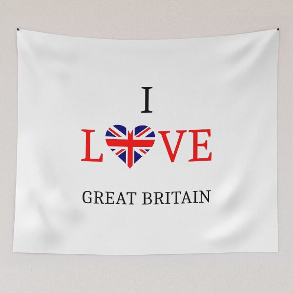 Item preview, Yo amo Gran Bretaña. I Love Great Britain designed and sold by OsvaldoRamosArt.
