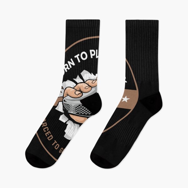 Item preview, Born to play hockey forced to go to school designed and sold by madraso.