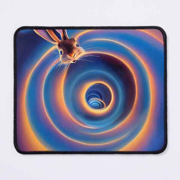 Item preview, Rabbit Leaping into a Wormhole designed and sold by Jaraz.